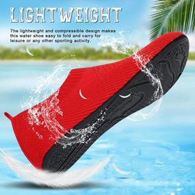 img 2 attached to Stay Comfortable And Agile With ANLUKE Barefoot Water Shoes For Beach Sports And Activities