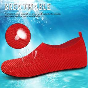 img 3 attached to Stay Comfortable And Agile With ANLUKE Barefoot Water Shoes For Beach Sports And Activities