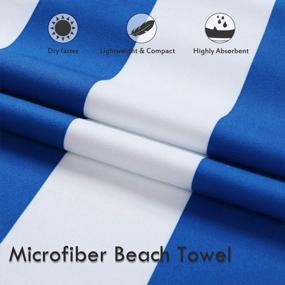 img 2 attached to Stay Dry And Sand-Free With DARCHEN'S Oversized Microfiber Beach Towels - Perfect For Kids And Adults, Available In 1 Or 4 Pack Options!