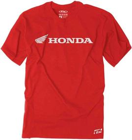 img 3 attached to 🔵 Factory Effex 'Honda' Horizontal T-Shirt - Sport Your Love for Honda in Style