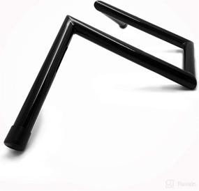 img 3 attached to HTTMT HB08-BK Black Handlebar: High-strength 25mm Diameter Steel Tubing | Compatible with Most Harley Models or Custom Applications | Internal Wiring Compatible