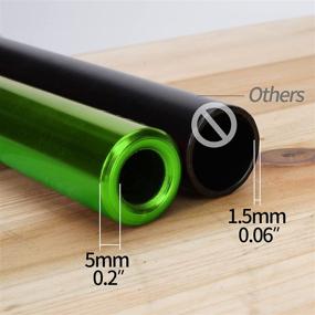 img 1 attached to 🏍️ Enhanced Handle Bar for CRF YZF KXF KLX RMZ DRZ Pit Dirt Bike Motocross - 7/8" 22MM Green Handlebar with Foam Pad and Grips