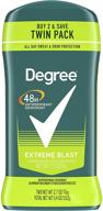 degree antiperspirant deodorant extreme blast logo