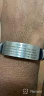 img 1 attached to 🎁 Inspirational Bracelets Engraved, Personalized Gifts for Son, Daughter, Husband, Wife - Mom and Dad's Bracelets, Son Graduation Gift, Birthday Surprise review by Marcos Oner
