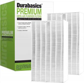 img 4 attached to Efficient Air Purification With Durabasics 2 Pack Of HEPA Filters Compatible With Honeywell Brands - The Ultimate Replacement Solution