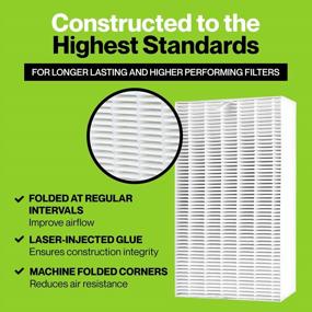 img 1 attached to Efficient Air Purification With Durabasics 2 Pack Of HEPA Filters Compatible With Honeywell Brands - The Ultimate Replacement Solution