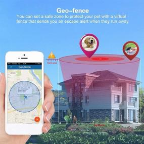 img 1 attached to ZEERKEER Pet GPS Tracker and Activity Collar - 🐾 Waterproof Dog & Cat Finder for Pets, Kids, and Elders