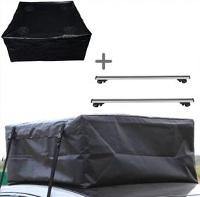img 2 attached to Сумка для багажника на крышу Aero Aluminium Cross Bar для Jeep Cherokee 2014-2020 - Багажник в стиле OE Top Rail