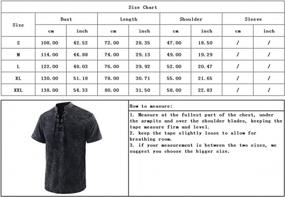 img 1 attached to Men'S Vintage Tie Dye Henley Shirt With Lace-Up Notch Neck For Hippie Style