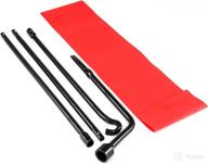 🔧 replacement lug wrench tire tool kit with case for toyota tacoma (2005-2013) - red hound auto logo