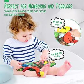 img 3 attached to 📚 Ultimate Sensory Experience: Best Infant Soft Books for Babies 0-6 Months, 6-12 Months, and 1-3 Years - Perfect Stroller Toys and Gifts for Boys & Girls!