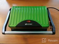 img 1 attached to Sandwich maker Kitfort KT-1609 Panini Maker, red review by Felicja Majewska ᠌