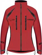 оставайтесь в безопасности и на виду с женской водонепроницаемой велосипедной курткой proviz reflect360 crs plus логотип