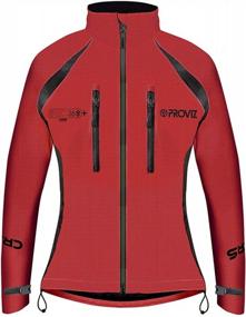 img 3 attached to Оставайтесь в безопасности и на виду с женской водонепроницаемой велосипедной курткой Proviz REFLECT360 CRS Plus