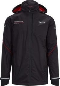 img 4 attached to Porsche Motorsport Team Black Rain Jacket: Unbeatable Style and Function with Motorsport Kit