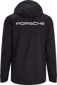 img 3 attached to Porsche Motorsport Team Black Rain Jacket: Unbeatable Style and Function with Motorsport Kit