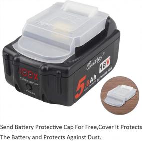 img 2 attached to Power Up Your Tools: Get Waitley'S 2-Pack BL1850B-2 18V Replacement Batteries With LED Indicator