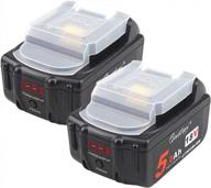 power up your tools: get waitley's 2-pack bl1850b-2 18v replacement batteries with led indicator логотип