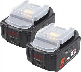 img 3 attached to Power Up Your Tools: Get Waitley'S 2-Pack BL1850B-2 18V Replacement Batteries With LED Indicator