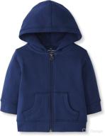 🌙 hanna andersson girls' hooded sweatshirt - moon and back логотип