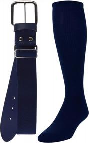 img 4 attached to Youth And Adult Baseball/Softball Sock And Belt Combo By TCK - Available In Multiple Sizes