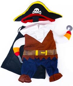 img 3 attached to 🏴 Mikayoo Pet Costume Fashion Pirates of The Caribbean Style Halloween Suit with Hat - Apparel for Dog & Cat
