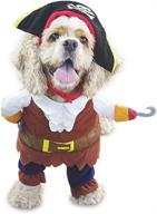 🏴 mikayoo pet costume fashion pirates of the caribbean style halloween suit with hat - apparel for dog & cat logo