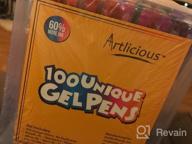 img 1 attached to 100 Unique Gel Pens Set - Artlicious ULTIMATE Collection | Non Toxic & Acid Free | Perfect For Coloring Books! review by Adrian Summers