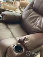 img 1 attached to YITAHOME Electric Lift Chair With Heat And Massage For Elderly, Faux Leather Recliner Sofa With 2 Cup Holders, Side Pockets & Remote Control - Ideal For Living Room In White review by Latonya Campbell