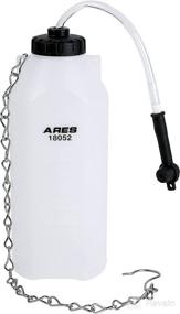 img 4 attached to 🔧 ARES Brake Bleeding Reservoir Bottle - Collects Used Brake Fluid - Hanging Hook for Easy Use - Rubber Connector Fits Most Bleeder Screws - Compatible with ARES Brake Fluid Bleeder 18051