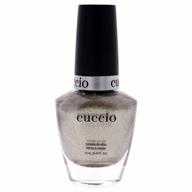cuccio colour nail polish - richly pigmented formula for complete coverage - ultra-long-lasting and high-shine gloss - incredible durability - pop, fizz, clink shade - 0.43 oz логотип