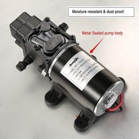 img 3 attached to Powerful And Versatile 12V Water Pump For RV, Camper, Marine, And Lawn Use - 1.5 GPM, 100 PSI With Pressure Switch And Self-Priming Function
