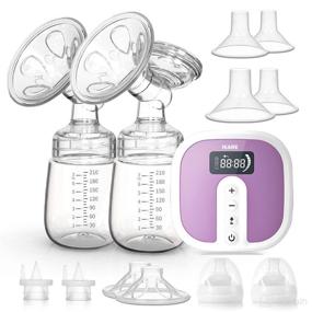 img 4 attached to 🍼 IKARE Double Electric Breast Pumps: Hospital Grade Breastfeeding Milk Pump with 5 Modes & 45 Levels - Portable, Efficient, and Quiet"