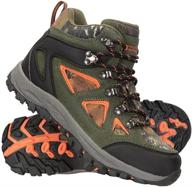 mountain warehouse waterproof kids boots boys' shoes ~ outdoor logo