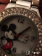 img 1 attached to Disney Kids: MK1080 Mickey Mouse Watch - Black Rubber Strap for Young Fans! review by Raj Mazzabufi