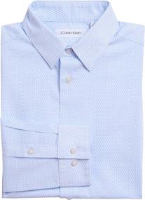 img 3 attached to Calvin Klein Sleeve Patterned Button Down Boys' Clothing : Tops, Tees & Shirts