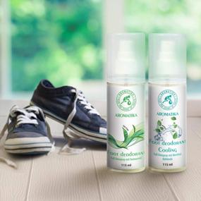 img 2 attached to Aromatika Foot Deodorant Spray With Cooling Peppermint Essential Oil - 3.88 Fl Oz (115 Ml) - Foot Care & Deodoriser.
