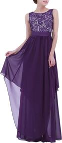 img 4 attached to YiZYiF Womens Elegant Sleeveless Bridesmaid Dresses: Classy Attire for Special Occasions