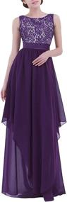 img 2 attached to YiZYiF Womens Elegant Sleeveless Bridesmaid Dresses: Classy Attire for Special Occasions