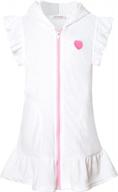 hooded terry swim cover ups for girls: keep your kids cozy and fashionable by the pool logo
