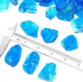 img 2 attached to Enhance Your Fire Experience With Mr. Fireglass Crushed Fire Glass In High Luster Turquoise - Perfect For Fire Pits And Landscaping!