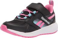 reebok supreme running digital little girls' shoes : athletic logo