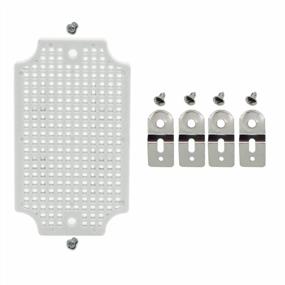 img 3 attached to Secure Your Cables With Zulkit'S Reliable Junction Box Mounting Plates (5.9" X 3.9" X 2.8")