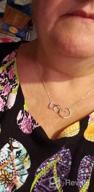 img 1 attached to Stunning Generations Necklace for Grandma - Sterling Silver Infinity 3 👵 Circle CZ Jewelry: Perfect Mom, Granddaughter, Grandson Gift for Mothers Day, Birthdays review by Austin Hampton