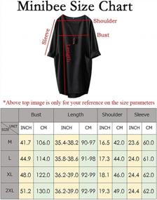 img 1 attached to Oversized Tunic Dress With Long Sleeves, Loose Fit, And Convenient Pockets For Women By Minibee