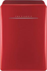 img 4 attached to Winia WFR028RCNR Retro Compact Refrigerator - 2.8 Cu. Ft, Red