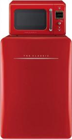 img 3 attached to Winia WFR028RCNR Retro Compact Refrigerator - 2.8 Cu. Ft, Red