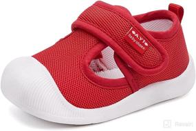 img 4 attached to 👟 BMCiTYBM Baby Sneakers: Lightweight Breathable Mesh Shoes for Boys and Girls, Ideal First Walkers (6-24 Months)