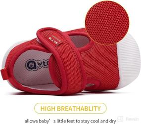 img 2 attached to 👟 BMCiTYBM Baby Sneakers: Lightweight Breathable Mesh Shoes for Boys and Girls, Ideal First Walkers (6-24 Months)