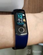 img 1 attached to Smart bracelet HONOR Band 5, blue review by Ahmad ᠌